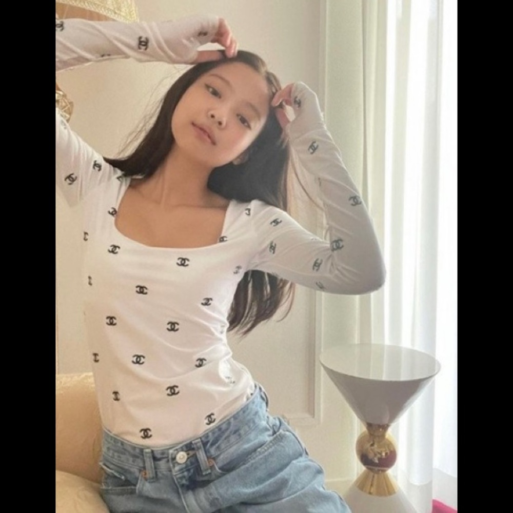 RARE Chanel Top Long Sleeve